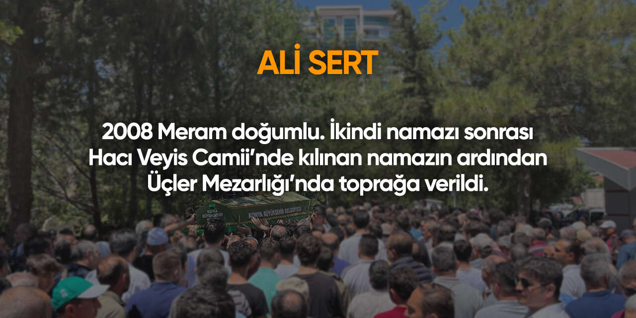 Konya'da bugün vefat edenler | 8 Ağustos 2026 5